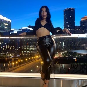 Princess Polly Faux Leather Pants